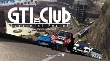 GTI Club Supermini Festa! screen shot title